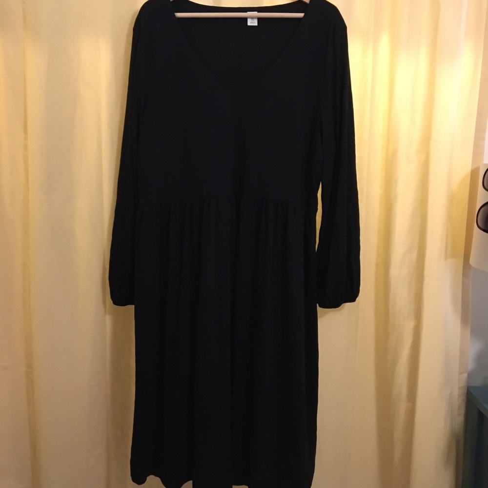 Winter black dress